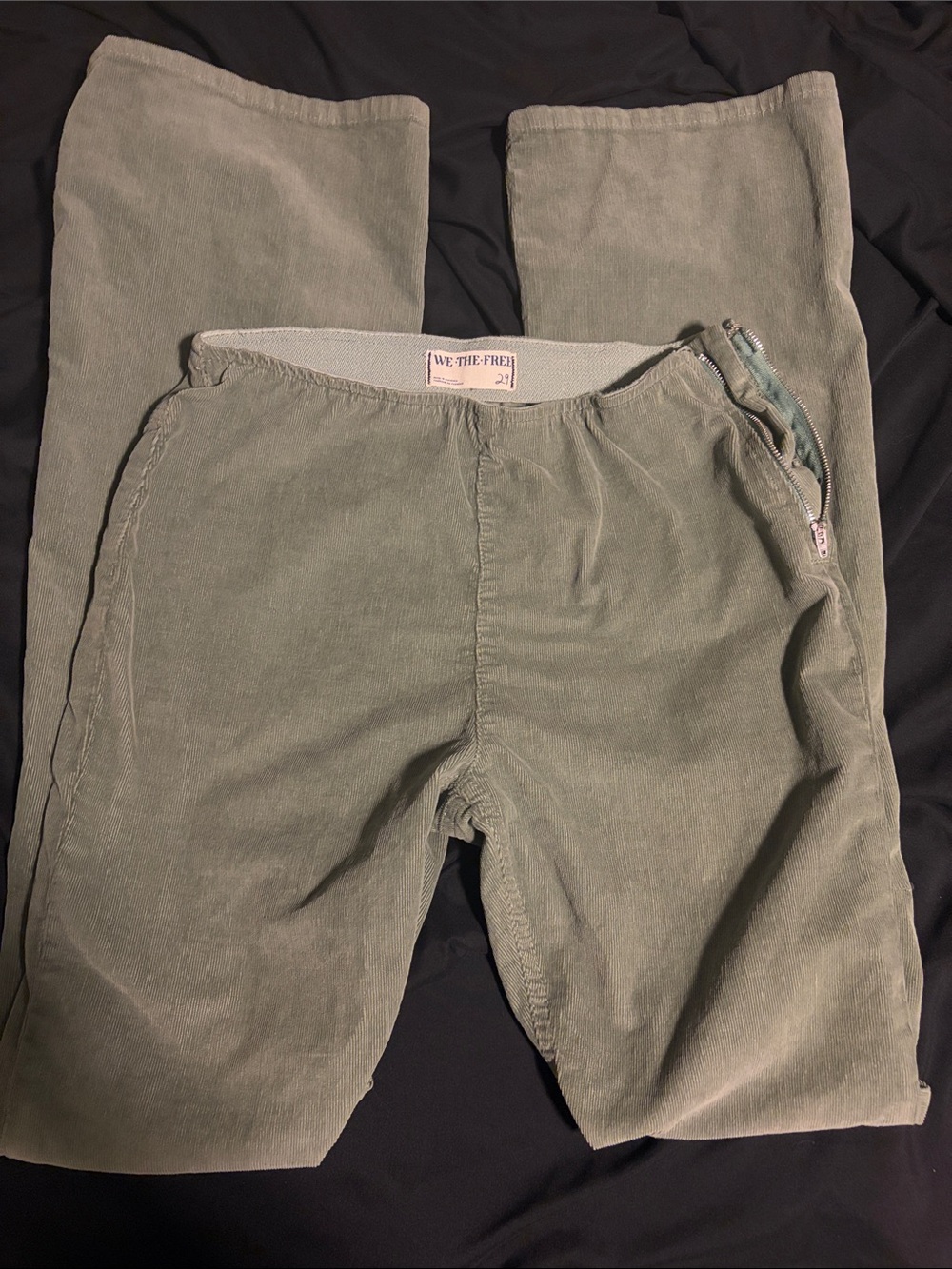 We The Free Sage Corduroy Pants - Soft Green